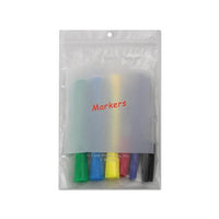 Write-on Poly Bags, 2 Mil, 5" X 8", Clear, 1,000-carton