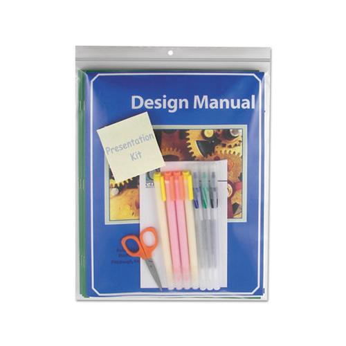 Heavyweight Industrial Poly Zip Bags, 8 1-2 X 11, 50-bx