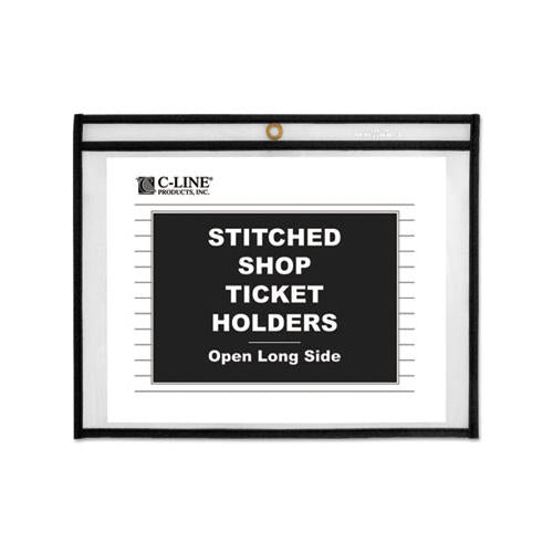 Shop Ticket Holders, Stitched, Sides Clear, 50 Sheets, 11 X 8 1-2, 25-box
