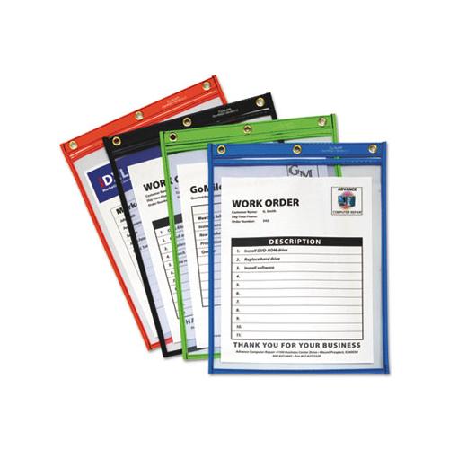 Heavy-duty Super Heavyweight Plus Stitched Shop Ticket Holders, Asst, 9x12, 20-bx