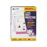 Heavyweight Polypropylene Sheet Protectors, Non-glare, 2", 11 X 8 1-2, 100-bx