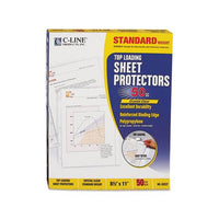 Standard Weight Polypropylene Sheet Protectors, Clear, 2", 11 X 8 1-2, 50-bx