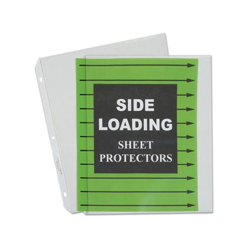 Side Loading Polypropylene Sheet Protectors, Clear, 2", 11 X 8 1-2, 50-bx