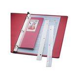 Self-adhesive Attaching Strips, 3-hole Punched, 11 X 1, 200-bx
