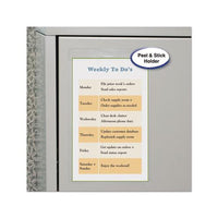 Self-adhesive Shop Ticket Holders, Super Heavy, 25 Sheets, 5 X 8, 50-box