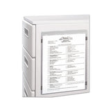 Magnetic Shop Ticket Holders, Super Heavyweight, 15 Sheets, 8 1-2 X 11, 15-bx