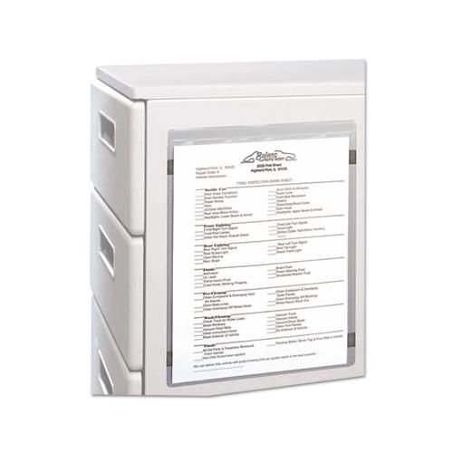 Magnetic Shop Ticket Holders, Super Heavyweight, 15 Sheets, 8 1-2 X 11, 15-bx