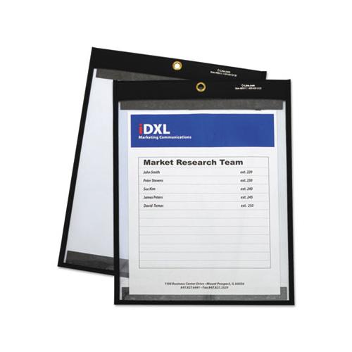 Magnetic Stitched Shop Ticket Holders, Clear, 75", 9 X 12, 25-box