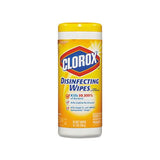 Disinfecting Wipes, 7 X 8, Crisp Lemon, 35-canister