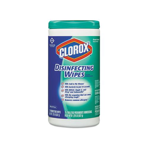 Disinfecting Wipes, 7 X 8, Fresh Scent, 75-canister