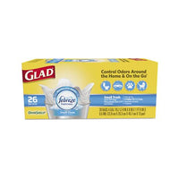 Odorshield Quick-tie Small Trash Bags, 4 Gal, 0.5 Mil, 8" X 18", White, 156-carton