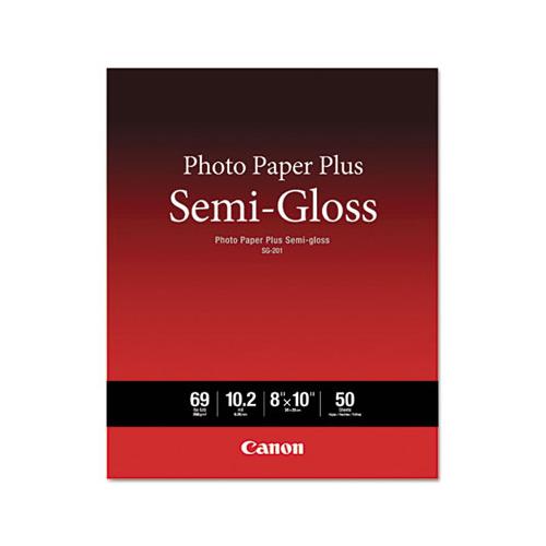 Photo Paper Plus Semi-gloss, 8 X 10, Semi-gloss White, 50-pack