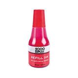 Self-inking Refill Ink, Red, 0.9 Oz. Bottle