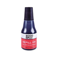 Self-inking Refill Ink, Black, 0.9 Oz. Bottle