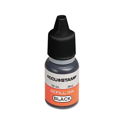 Accu-stamp Gel Ink Refill, Black, 0.35 Oz Bottle