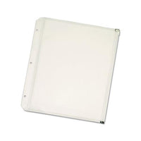 Expanding Zipper Binder Pockets, 11 X 8 1-2, Clear, 3-pack