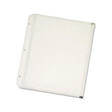 Expanding Zipper Binder Pockets, 11 X 8 1-2, Clear, 3-pack