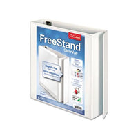 Freestand Easy Open Locking Slant-d Ring Binder, 3 Rings, 2" Capacity, 11 X 8.5, White