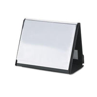 Showfile Horizontal Display Easel, 20 Letter-size Sleeves, Black