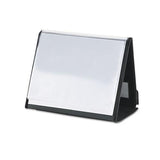 Showfile Horizontal Display Easel, 20 Letter-size Sleeves, Black