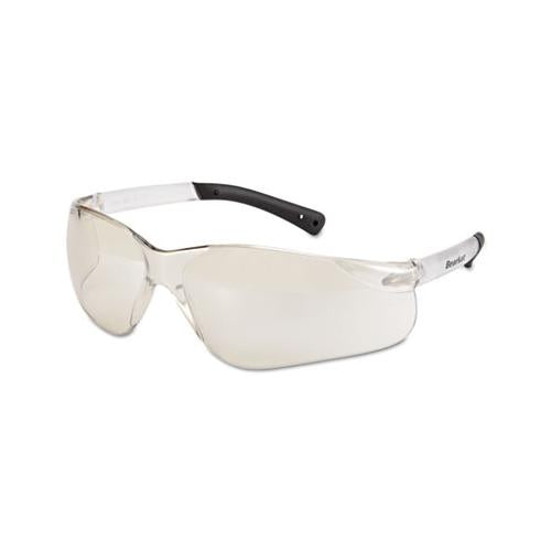 Bearkat Safety Glasses, Frost Frame, Clear Mirror Lens