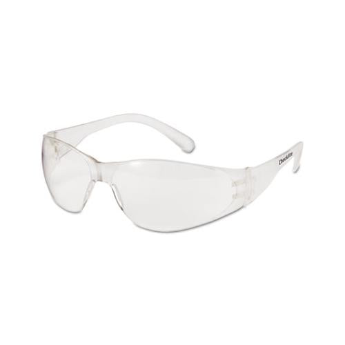 Checklite Safety Glasses, Clear Frame, Clear Lens