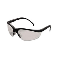 Klondike Safety Glasses, Matte Black Frame, Clear Lens