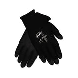 Ninja Hpt Pvc Coated Nylon Gloves, Medium, Black, Pair