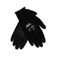 Ninja Hpt Pvc Coated Nylon Gloves, Small, Black, Pair