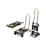 2-in-1 Multi-position Hand Truck And Cart, 16.63 X 12.75 X 49.25, Blue-green