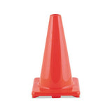 Hi-visibility Vinyl Cones, 18" Tall, Orange