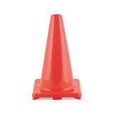 Hi-visibility Vinyl Cones, 18" Tall, Orange