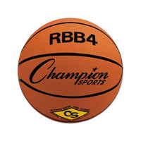 Rubber Sports Ball, For Basketball, No. 6, Intermediate Size, Orange