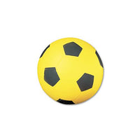 Coated Foam Sport Ball, For Soccer, Playground Size, Yellow