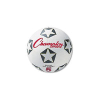 Rubber Sports Ball, For Soccer, No. 4, White-black