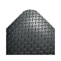 Industrial Deck Plate Anti-fatigue Mat, Vinyl, 24 X 36, Black