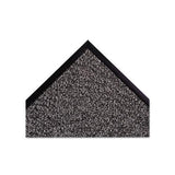 Dust-star Microfiber Wiper Mat, 36 X 120, Charcoal