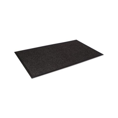 Super-soaker Wiper Mat With Gripper Bottom, Polypropylene, 46 X 72, Charcoal