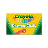 Colored Drawing Chalk, 12 Assorted Colors 12 Sticks-set