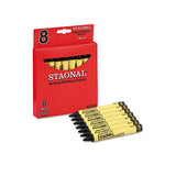 Staonal Marking Crayons, Black, 8-box