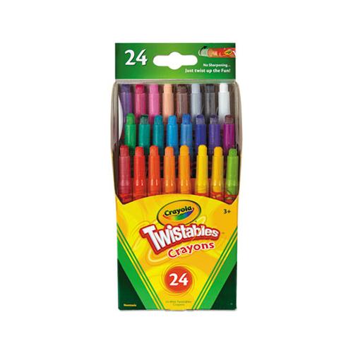 Twistables Mini Crayons, 24 Colors-pack