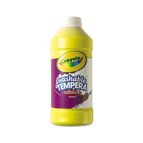 Artista Ii Washable Tempera Paint, Yellow, 16 Oz