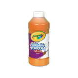 Artista Ii Washable Tempera Paint, Orange, 16 Oz