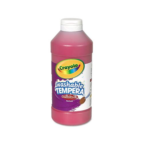 Artista Ii Washable Tempera Paint, Red, 16 Oz