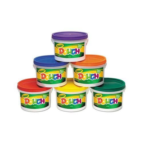 Modeling Dough Bucket, 3 Lbs, Assorted, 6 Buckets-set
