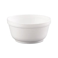 Insulated Foam Bowls, 12oz, White, 50-pack, 20 Packs-carton