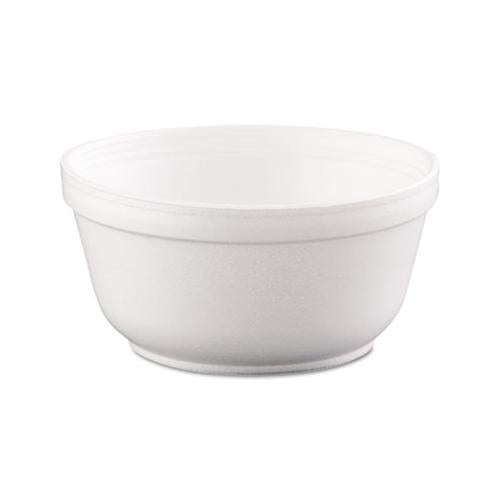 Insulated Foam Bowls, 12oz, White, 50-pack, 20 Packs-carton