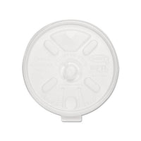 Liftn'lock Lids, 10-14oz Cups, Translucent, 100-sleeve, 10 Sleeves-carton