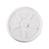 Plastic Lids For Foam Cups, Bowls And Containers, Vented, Fits 6-14 Oz, White, 1,000-carton