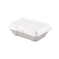 Carryout Food Container, Foam, 1-comp, 9 3-10 X 6 2-5 X 2 9-10, 200-carton